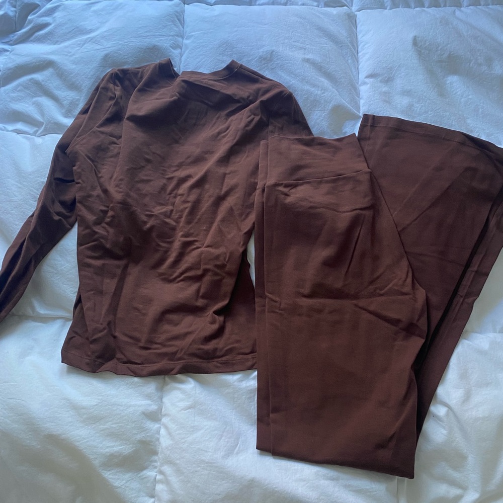 Mango pop Brown Women's Lounge Set - Picture 7 of 7